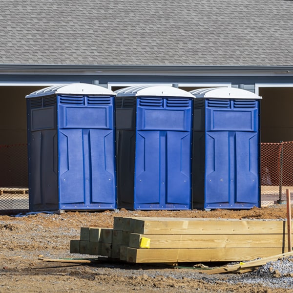 are there any restrictions on what items can be disposed of in the portable restrooms in Grassy Creek